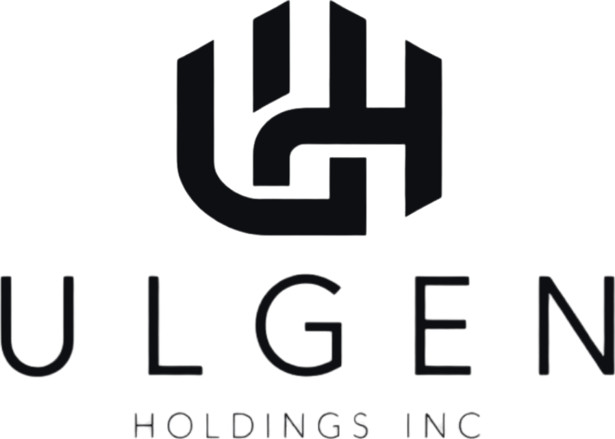 Ulgen Holdings logo, black
